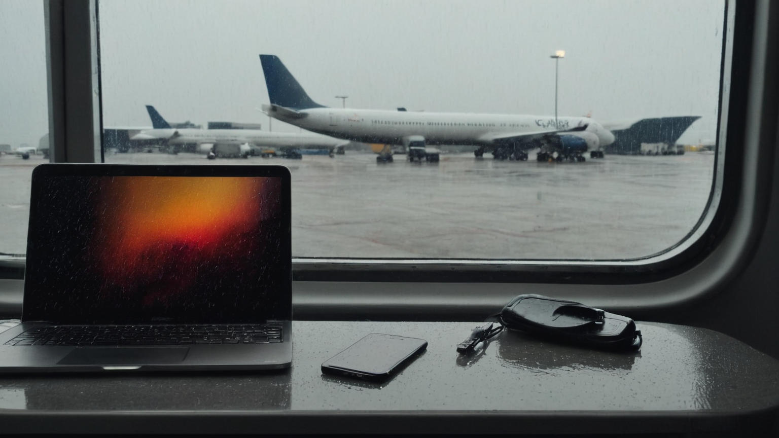 Rainy airport backup plan